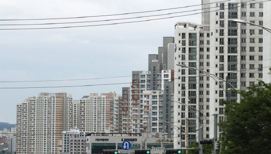 올해 1185가구 청약이 진행되는 경기 구리시 갈매지구 아파트 단지 전경. <연합뉴스>